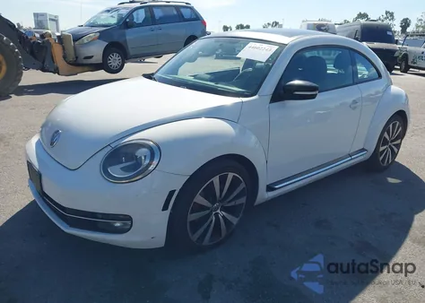 2013 Volkswagen Beetle Turbo из США, поврежденный, VIN 3VW4A7AT1DM602986
